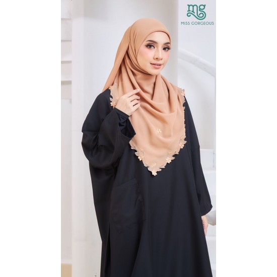 Nude Bawal - Peach Embroidery