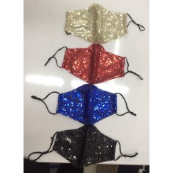 Set glitter fabric face masks 106 Set glitter fabric face masks 106
