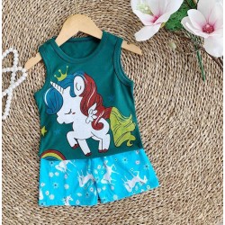 Kids Summer Sleeveless Short Playset Wholesale Kids Summer Sleeveless Short Playset Wholesale