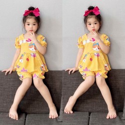 Girls baby doll pajama square neck  Girls baby doll pajama square neck