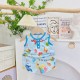 WHOLESALE KIDS CLOTHES Sleevesless Boys Girls Sando Shorts 100% cotton 3Y-8Y