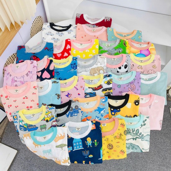 WHOLESALE KIDS CLOTHES Sleevesless Boys Girls Sando Shorts 100% cotton 3Y-8Y