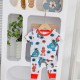 LONG SLEEVES BABY KIDS CLOTHES SET 100% COTTON