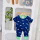 LONG SLEEVES BABY KIDS CLOTHES SET 100% COTTON