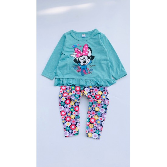 Girls pajama long sleeve ready stock kids pyjamas children clothing wholesale 100% cotton
