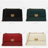 Premium leather sling multi color bags with gold chain 120