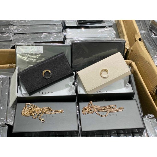 Premium leather sling bags multicolor with gold circle lock 123