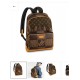 Premium leather pack bag brown model 102