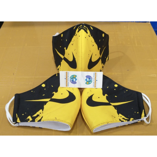 Nike mask mix yellow black Nike mask mix yellow black