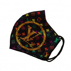 LV face mask colorful logo LV face mask colorful logo
