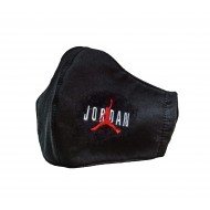 Jordan face mask black embroidered logo