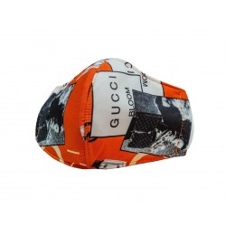 Gucci face mask orange Gucci face mask orange