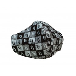 Nike face mask black and white