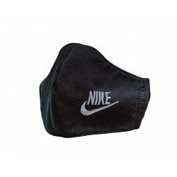 Nike face mask black embroidered logo