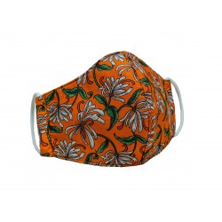 flower orange face mask 100 flower orange face mask 100