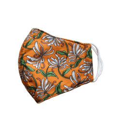 flower orange face mask 100 flower orange face mask 100